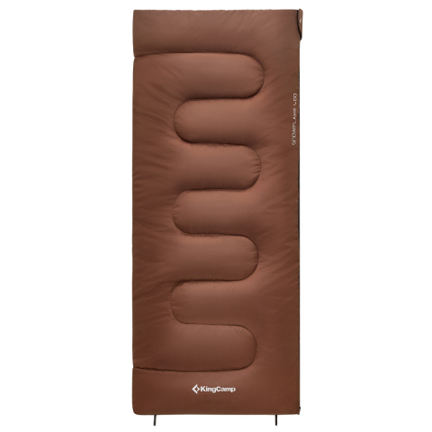 KingCamp Snowflake 400 Ultra -15°C Uyku Tulumu Coffee Sağ F.