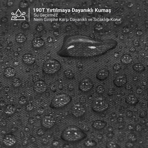 KingCamp Oasis 250 Ultralight Uyku Tulumu Black Sol F.