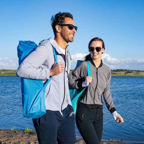 KingCamp Lilac High Comfort Plaj ve Dinlenme Sandalyesi 2'li Set Blue