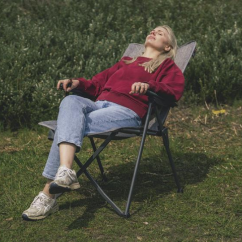 Outwell Tidal Airflow Terletmeyen Ultra Konforlu Katlanır Kamp Sandalyesi