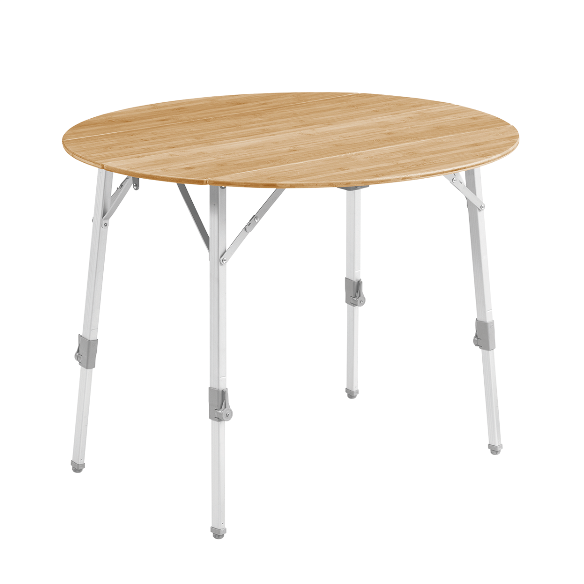 Outwell Custer Round Yuvarlak Bambu Katlanır Kamp Masası