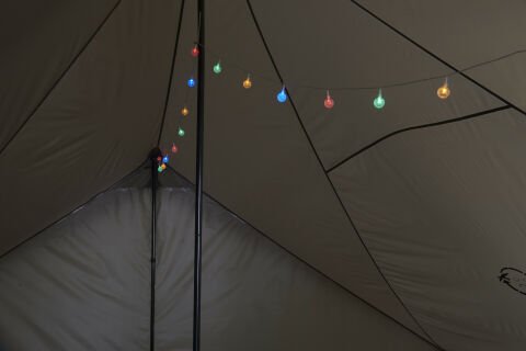 Easy Camp Globe Light Chain, Coloured Çadır ve Karavan Dış Aydınlatma