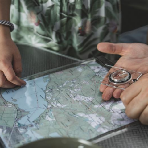 Easy Camp Adventure Map Compass Harita Pusulası