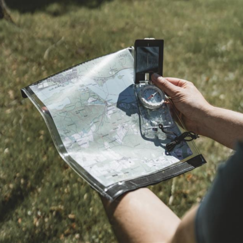 Easy Camp Map Compass Mirror Aynalı Pusula