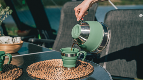 Outwell Collaps Kettle 2.5L Premium Katlanır Kettle Navy Night