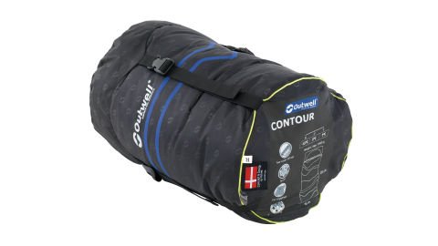 Outwell Contour Dark Purple -13°C Uyku Tulumu Sol F.