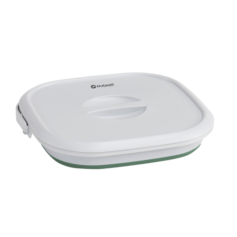 Outwell Collaps Bucket Square W/Lid Katlanır Kamp Kovası S. Green