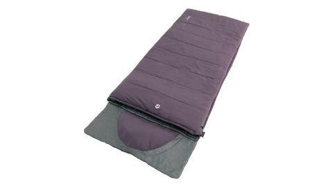 Outwell Contour Dark Purple -13°C Uyku Tulumu Sağ F.