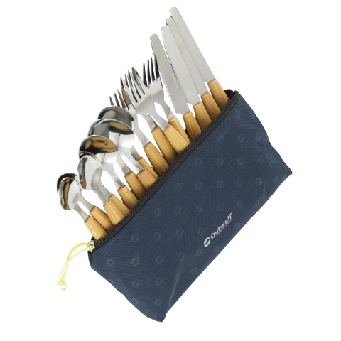 Outwell Calella Pouch Cutlery Set Deluxe Çantalı Kamp Çatal Bıçak Takımı