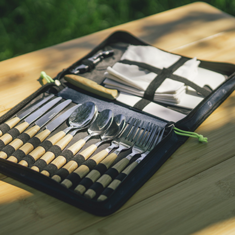 Outwell Morella Picnic Cutlery Set Premium Kamp & Piknik Çatal Bıçak Takımı