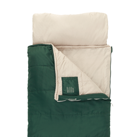 Outwell Contour Prime Yazlık & Kışlık Taraflı -13°C Uyku Tulumu Green ''Sol''
