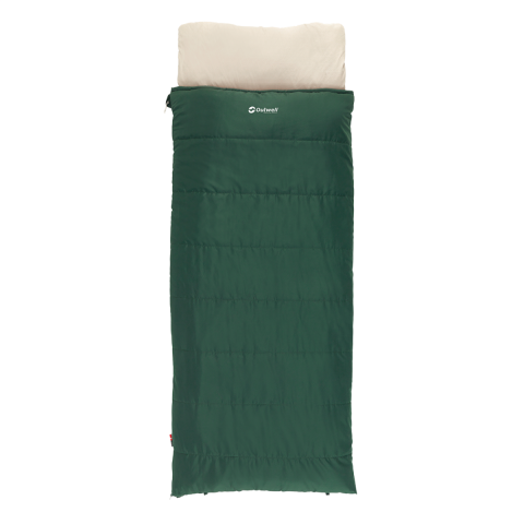 Outwell Contour Prime Yazlık & Kışlık Taraflı -13°C Uyku Tulumu Green ''Sağ''