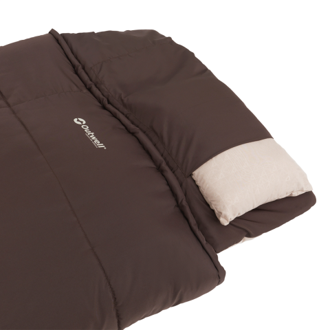 Outwell Contour Supreme Yazlık & Kışlık Taraflı -20°C Uyku Tulumu Brown