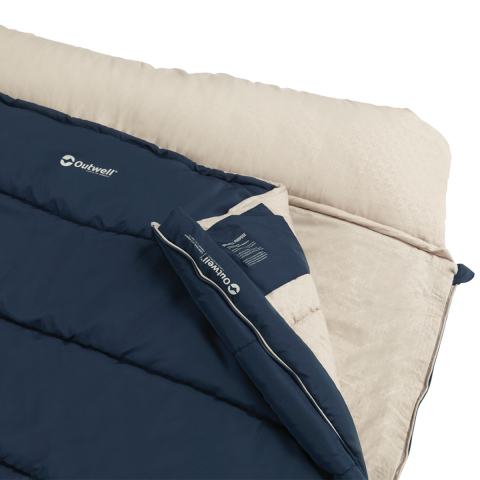 Outwell Contour Lux Double Yazlık & Kışlık -22°C Çift Kişilik Uyku Tulumu Blue