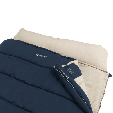 Outwell Contour Lux Double Yazlık & Kışlık -22°C Çift Kişilik Uyku Tulumu Blue