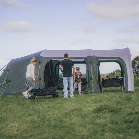Outwell Iowa 6 Air 27 M² & 6 Kişilik Premium Şişme Çadır