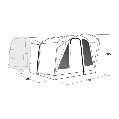 Outwell Fresno Araç & Karavan Yan Çadır