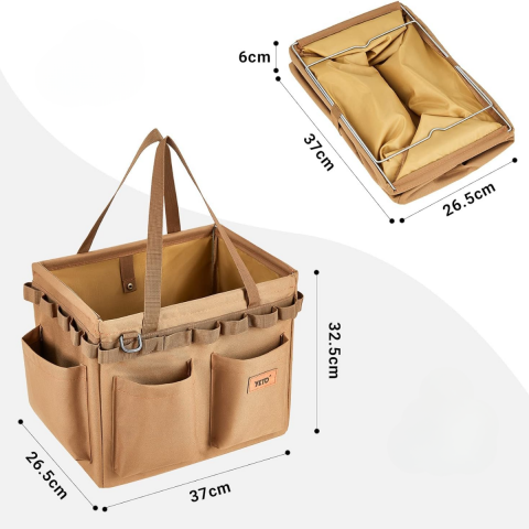 KingCamp Yeto Bushcraft Toolkit Katlanabilir Kamp ve Ekipman Çantası