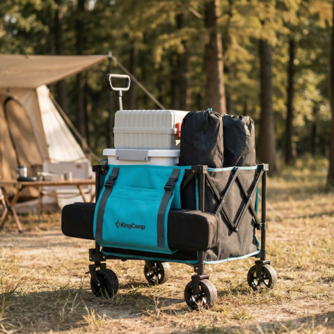 KingCamp CUBE S5 I Çok Amaçlı 90 L Katlanır Vagon Araba