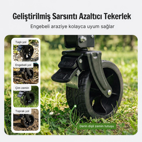 KingCamp FLEXTAIL M5 Çok Amaçlı 130 L Katlanır Vagon Araba